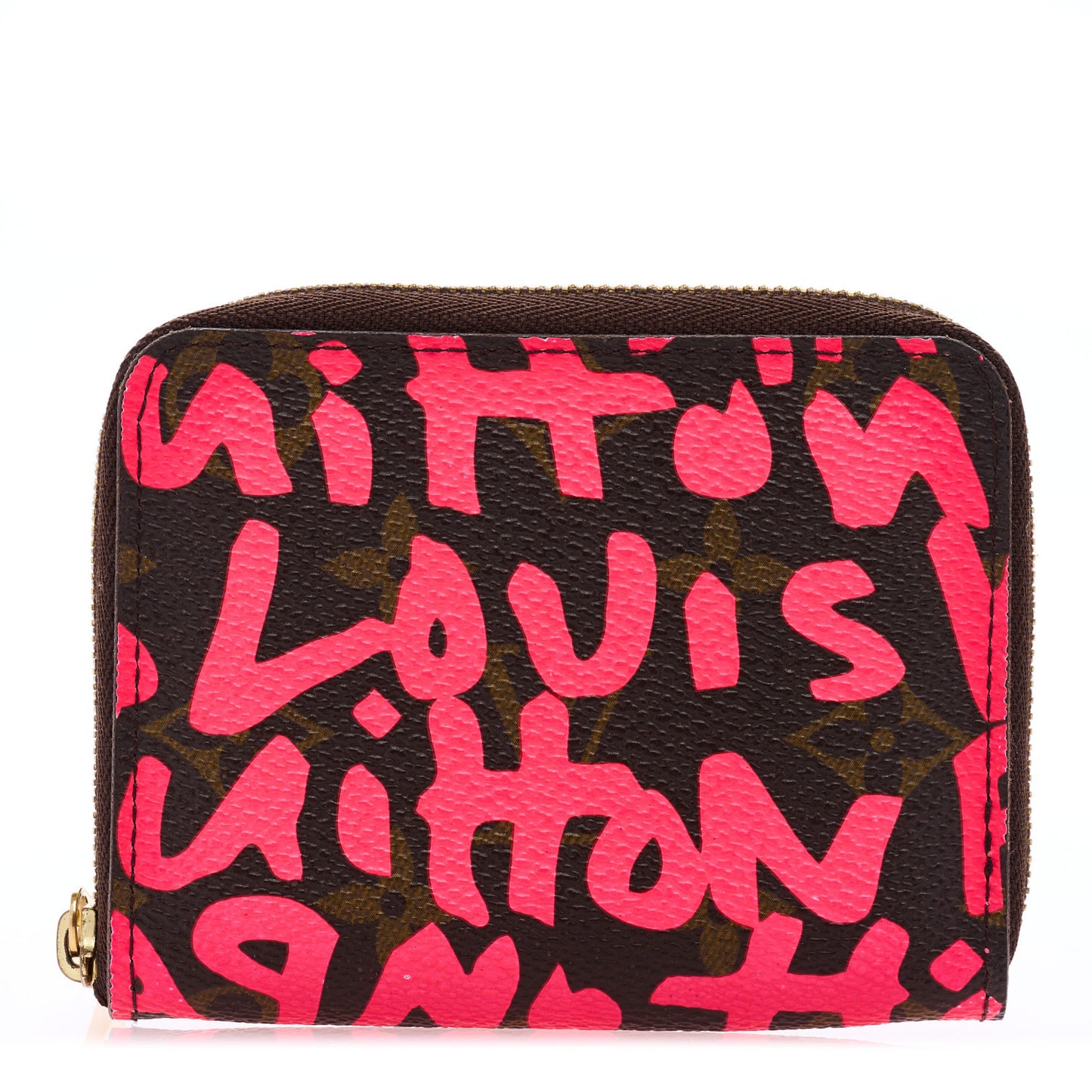 Monogram Graffiti Zippy Coin Purse Fuchsia