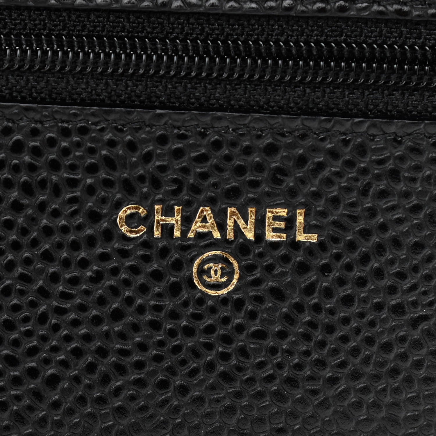 Chanel Caviar Quilted Wallet On Chain WOC Black 8 of 11