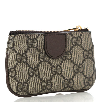 Gucci GG Supreme Monogram Web Ophidia Key Case Beige New Acero 3 of 11