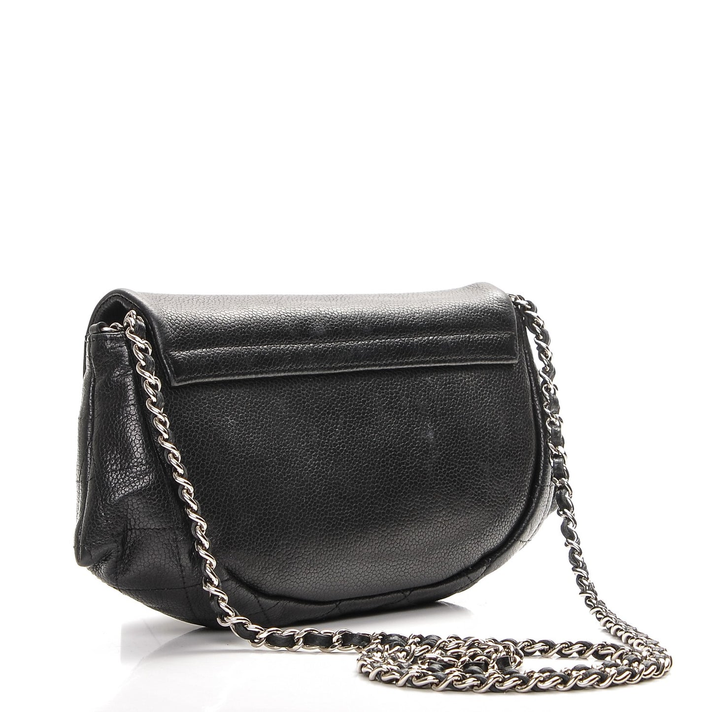 Caviar Half Moon Wallet On Chain WOC Black