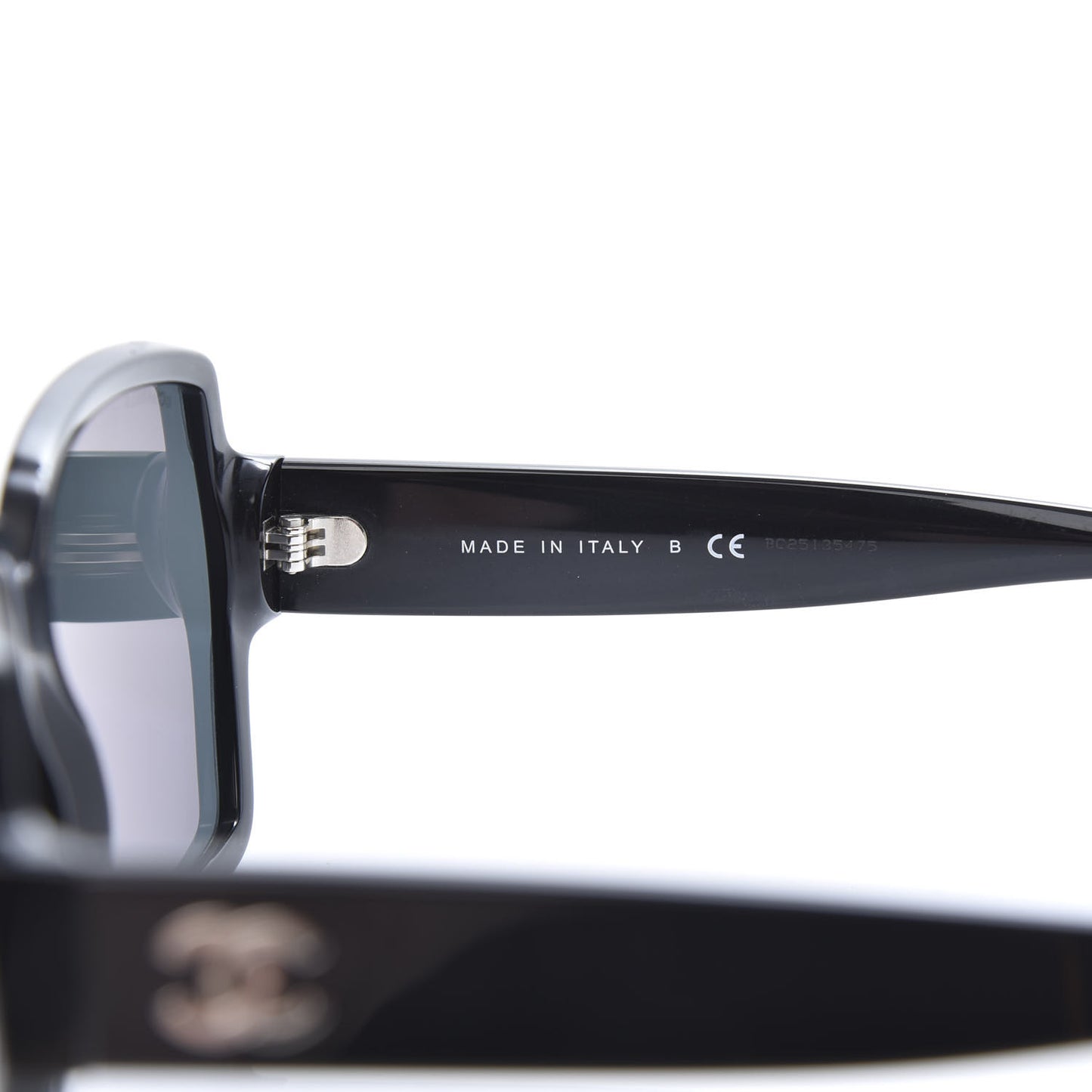 Acetate Square CC Sunglasses 5385 Black
