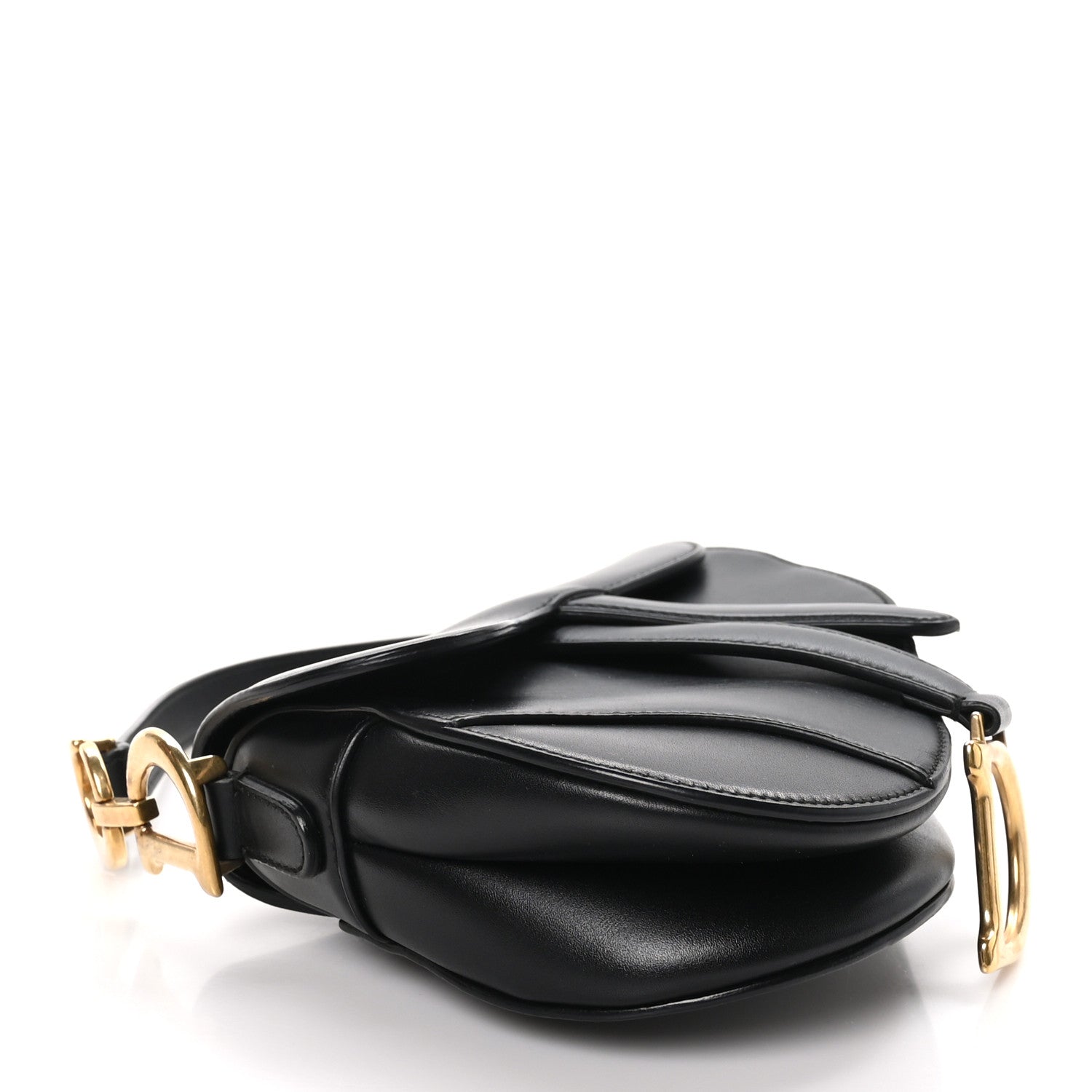 Christian Dior Calfskin Mini Saddle Bag Black 4 of 11