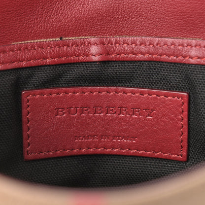 Burberry Horseferry Check Heart Print Crossbody Flap Parade Red 6 of 9