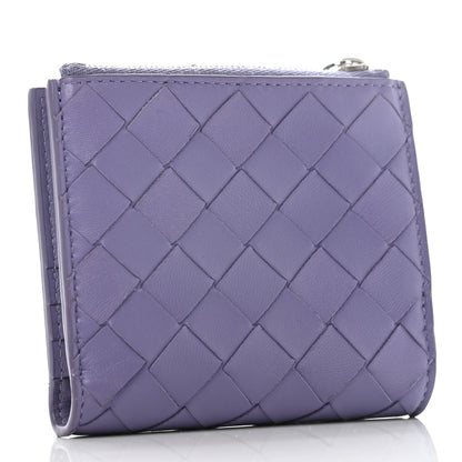 Bottega Veneta Nappa Intrecciato Bifold Zipped Wallet Lavender 3 of 7