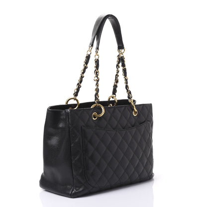 Chanel Caviar Quilted Grand Shopping Tote GST Black 2 of 11