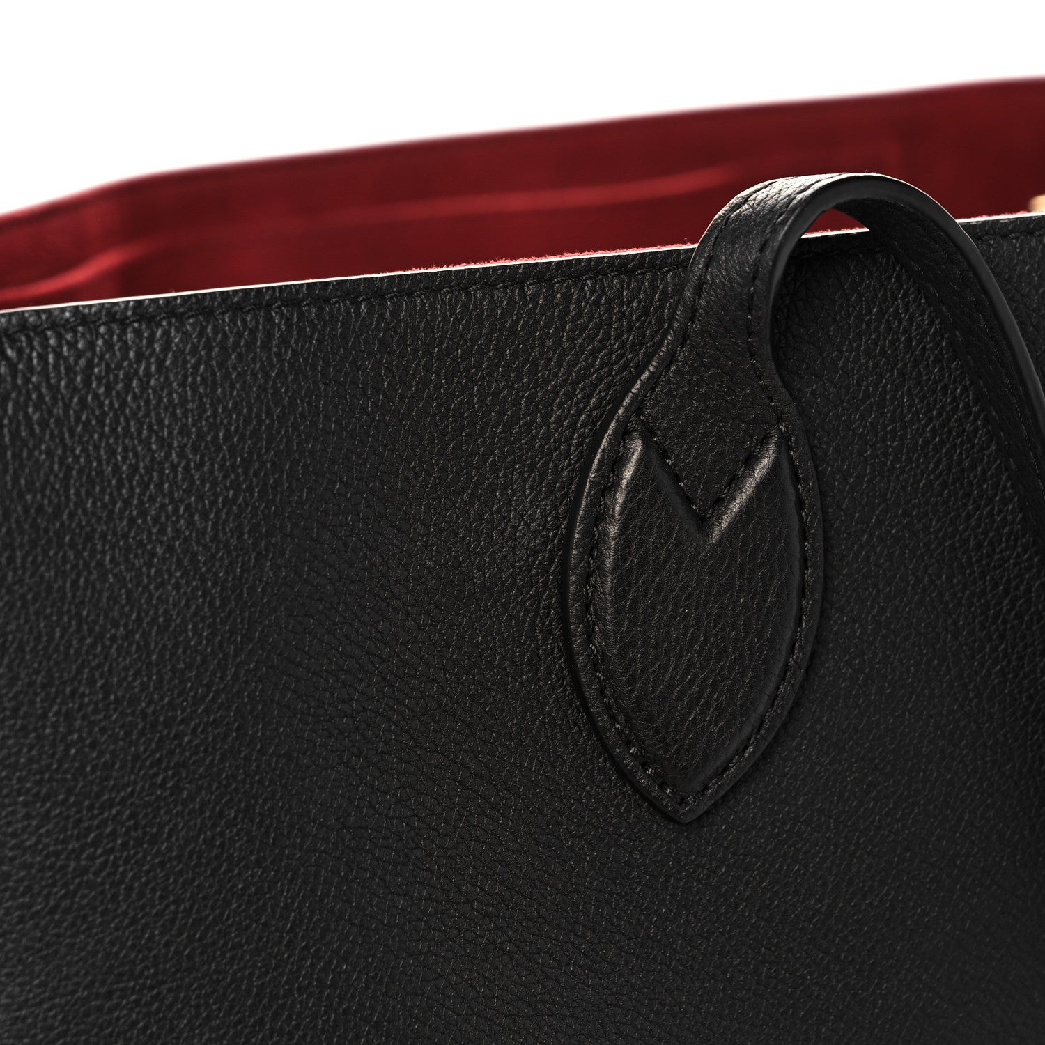 Louis Vuitton Grained Calfskin Lockme Shopper Black 11 of 13