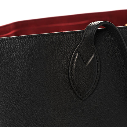 Louis Vuitton Grained Calfskin Lockme Shopper Black 11 of 13