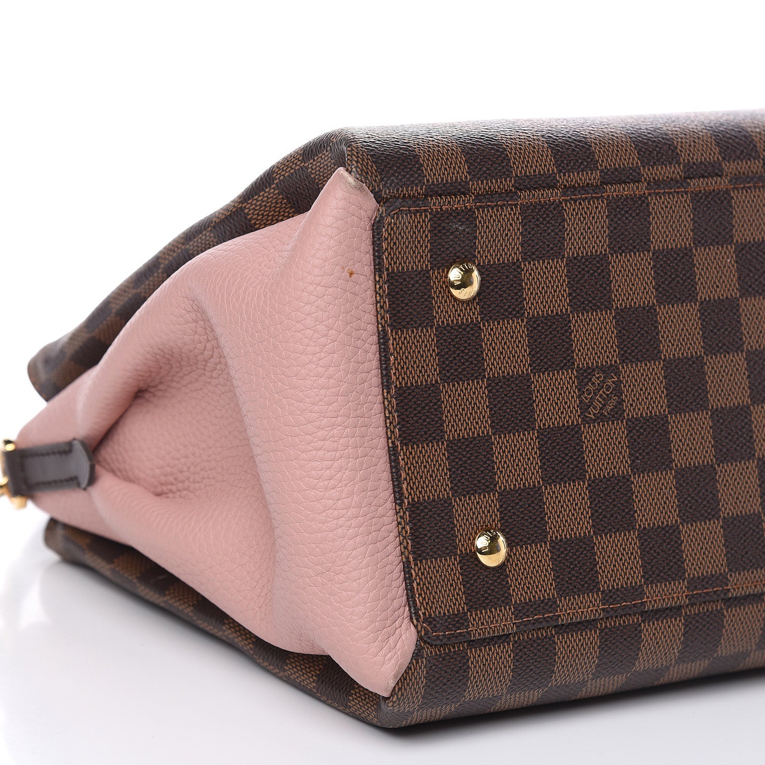 Louis Vuitton Cuir Taurillon Damier Ebene Normandy Magnolia 8 of 13