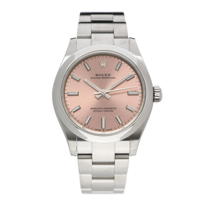 Rolex Stainless Steel 31mm Oyster Perpetual Watch Pink 277200 1 of 6