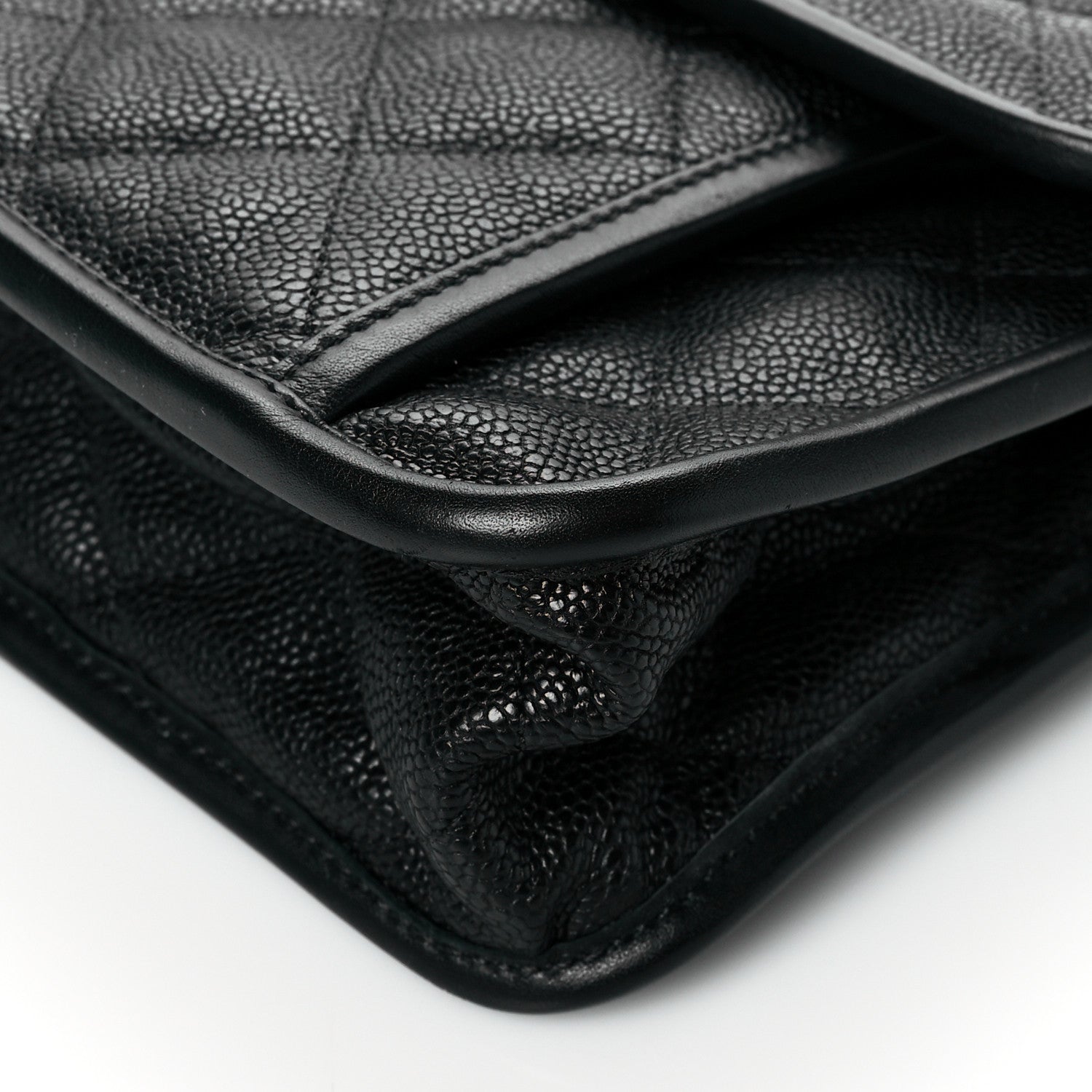 Chanel Caviar Quilted Large French Riviera Flap Black 10 of 10
