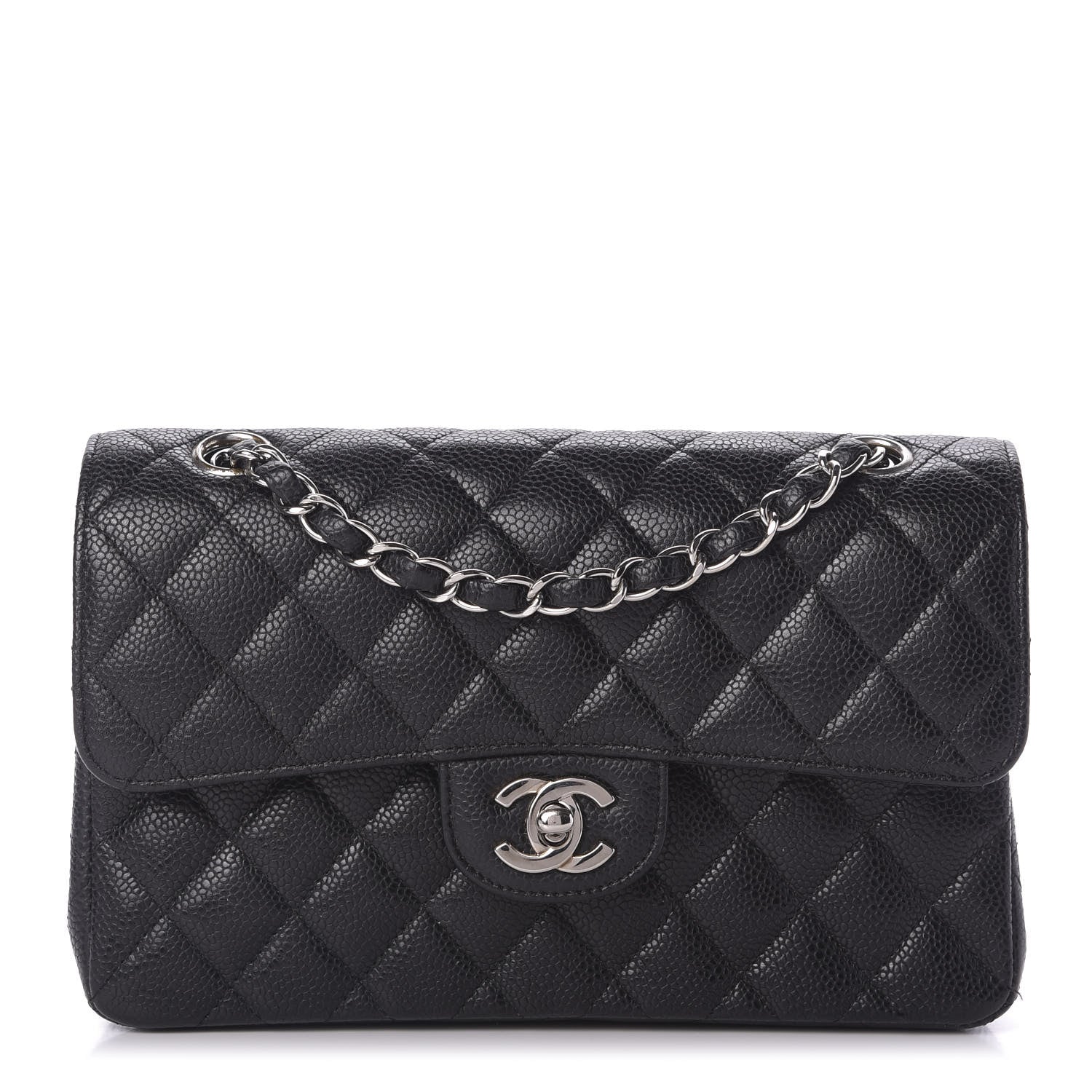 Chanel Caviar Quilted Small Double Flap Black 1 of 13