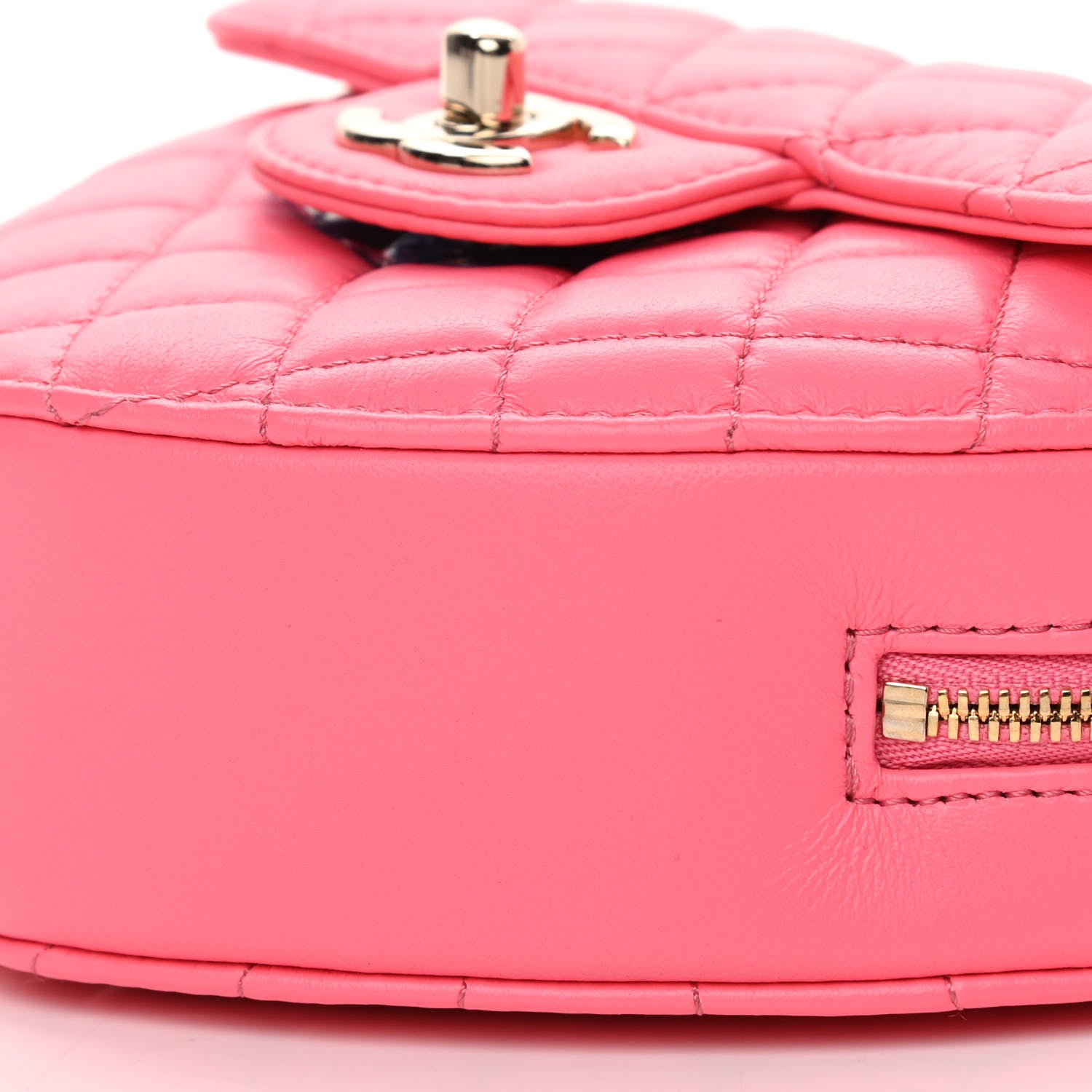 Chanel Lambskin Quilted CC In Love Heart Bag Pink 10 of 10