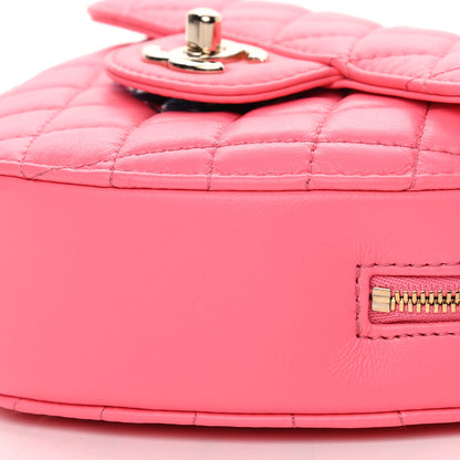 Chanel Lambskin Quilted CC In Love Heart Bag Pink 10 of 10