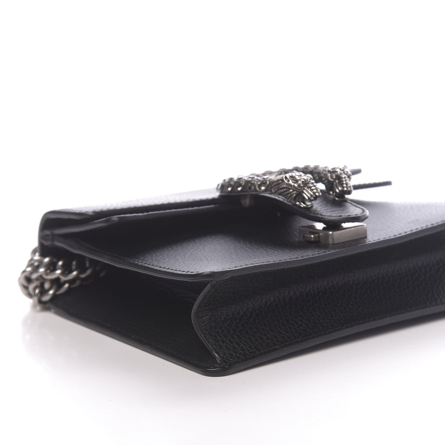 Gucci Calfskin Mini Dionysus Shoulder Bag Black 8 of 11