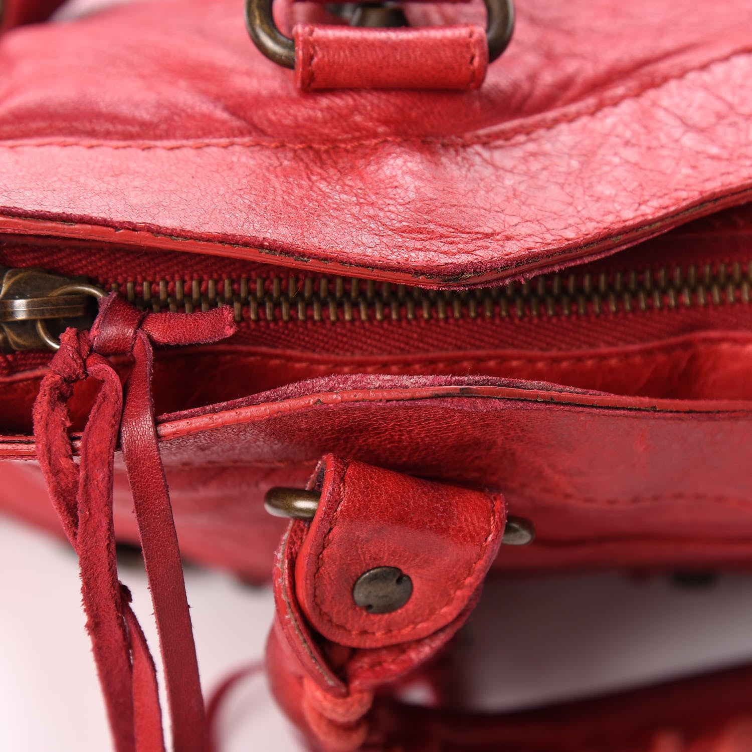 Balenciaga Chevre Classic Hardware First Rouge Vif 13 of 38
