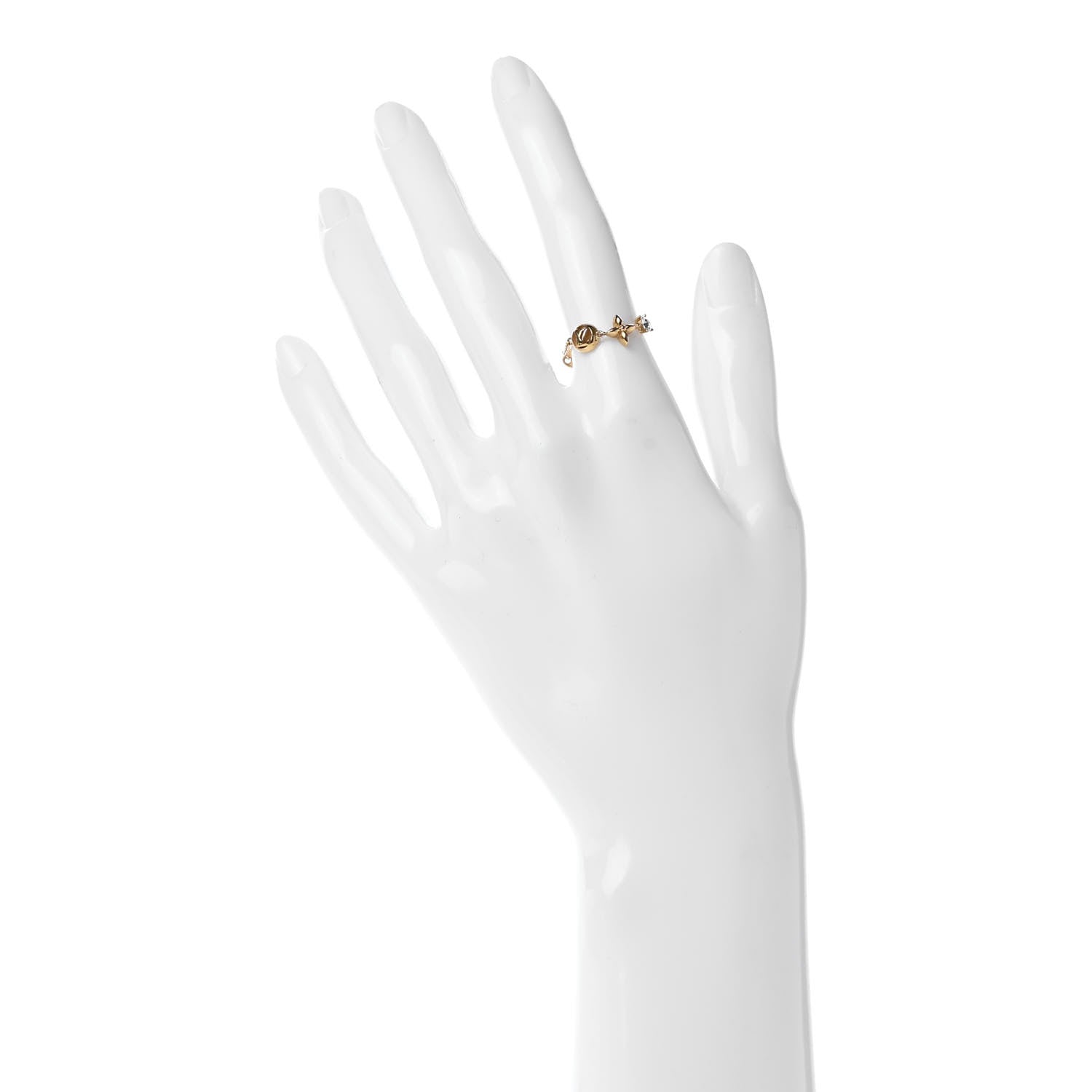 Louis Vuitton Petit Louis Ring S Gold 2 of 6