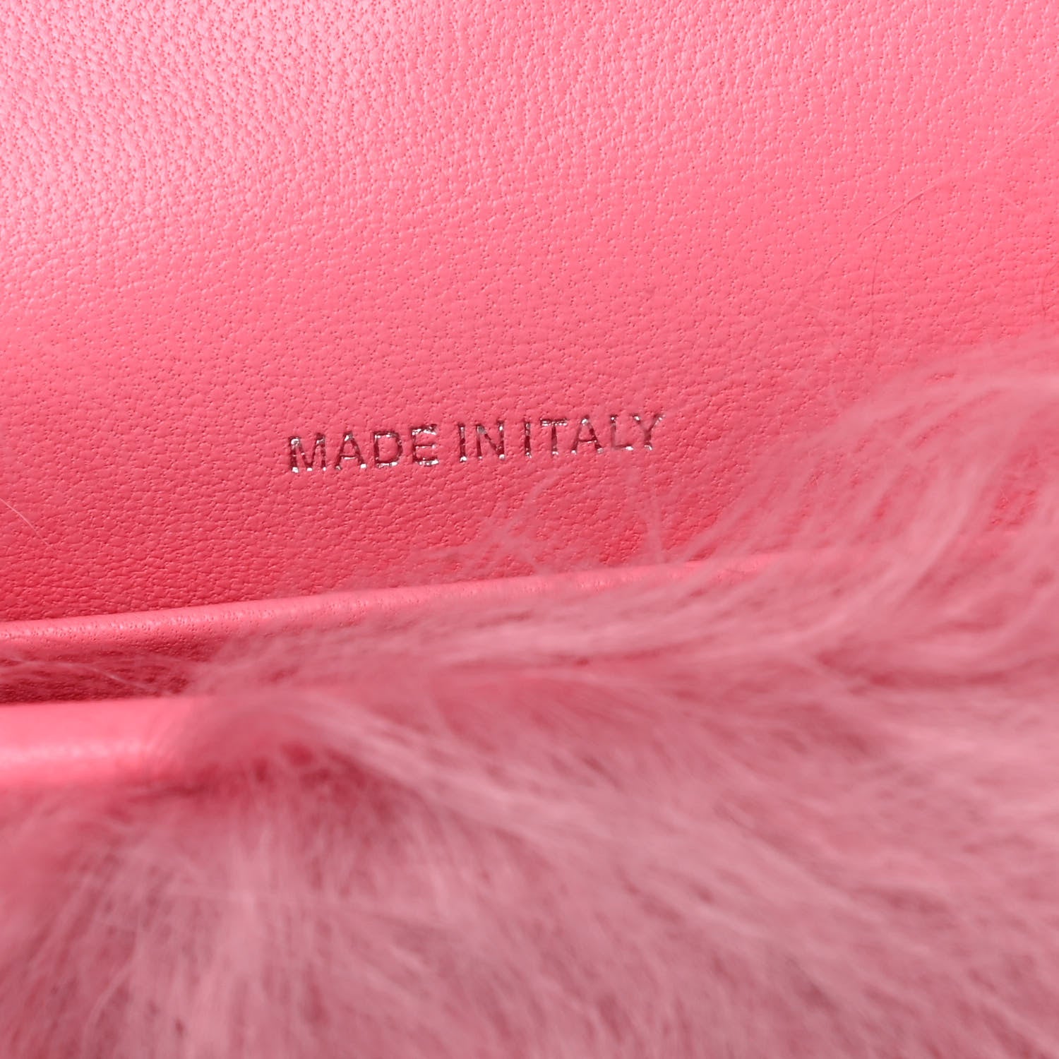 Chanel Shearling Lambskin CC Hook Card Holder Pink 7 of 8