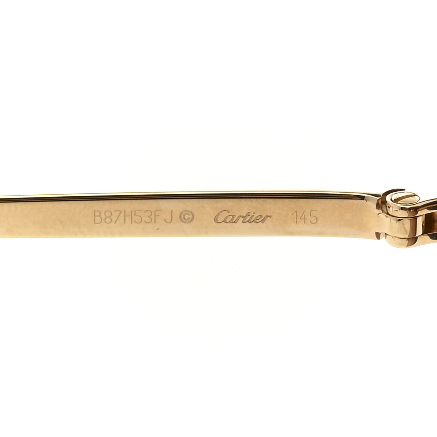 Cartier Metal Panthere De Cartier Sunglasses CT0147S Gold Red 5 of 7