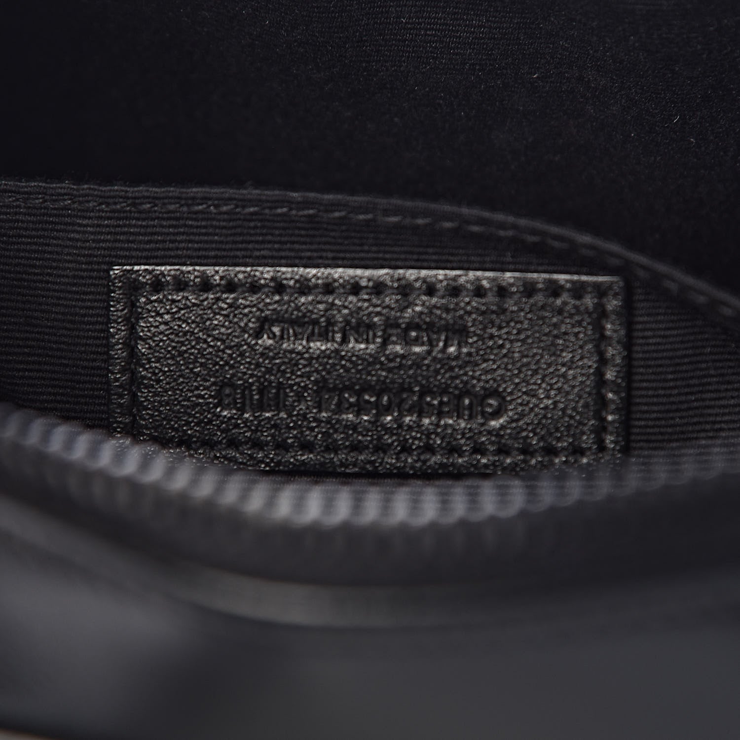 Saint Laurent Calfskin Matelasse Monogram Lou Camera Bag Black 7 of 10