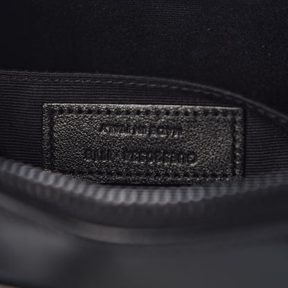 Saint Laurent Calfskin Matelasse Monogram Lou Camera Bag Black 7 of 10