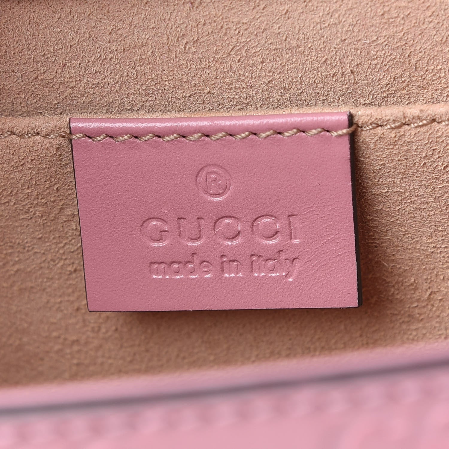 Gucci Guccissima Small Padlock Shoulder Bag Rose Baby Candy 5 of 9