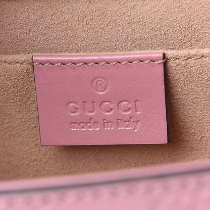 Gucci Guccissima Small Padlock Shoulder Bag Rose Baby Candy 5 of 9