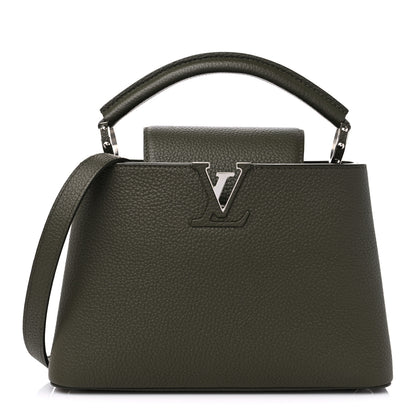Louis Vuitton Taurillon Capucines BB Khaki 1 of 8