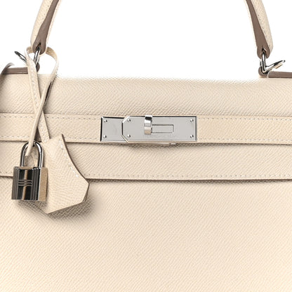 Hermes Epsom Kelly Sellier 28 Craie 8 of 14