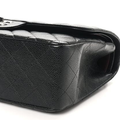 Chanel Caviar Quilted Jumbo Double Flap Black 10 of 11