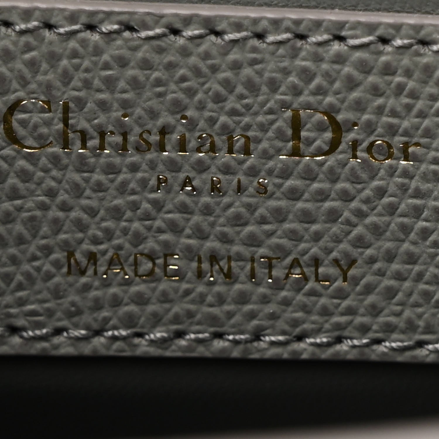 Christian Dior Grained Calfskin 30 Montaigne Flap Bag Grey 6 of 12