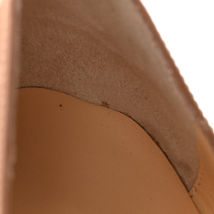 Christian Louboutin Patent Lady Peep 150 Pumps 38 Nude 10 of 12