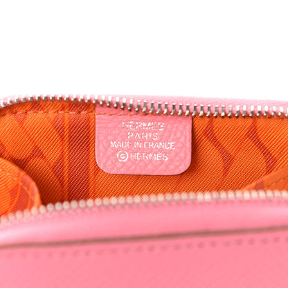 Hermes Epsom Silk'In Coin Purse Rose Confetti 5 of 7