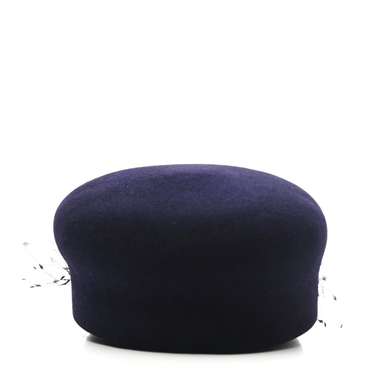 Cotton Canvas Arty Cap with Veil 58 Black