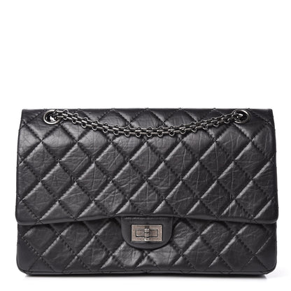 Chanel Aged Calfskin Quilted 2.55 Reissue 226 Flap Black 1 of 12