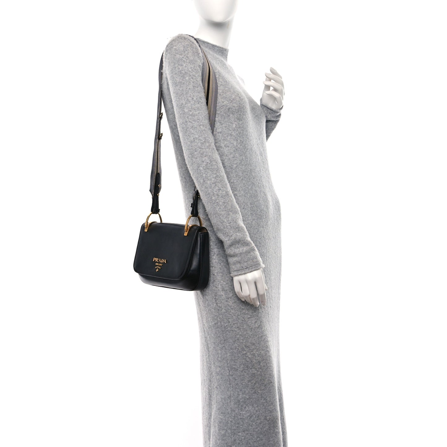 City Calf Pionniere Saddle Bag Black