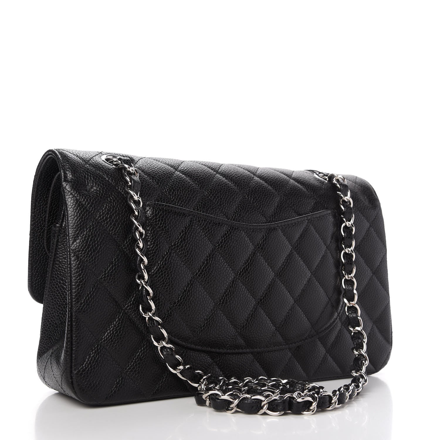 Chanel Caviar Quilted Medium Double Flap Black 3 of 10
