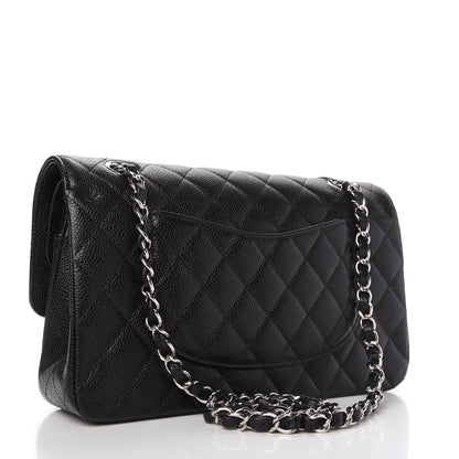 Chanel Caviar Quilted Medium Double Flap Black 3 of 10