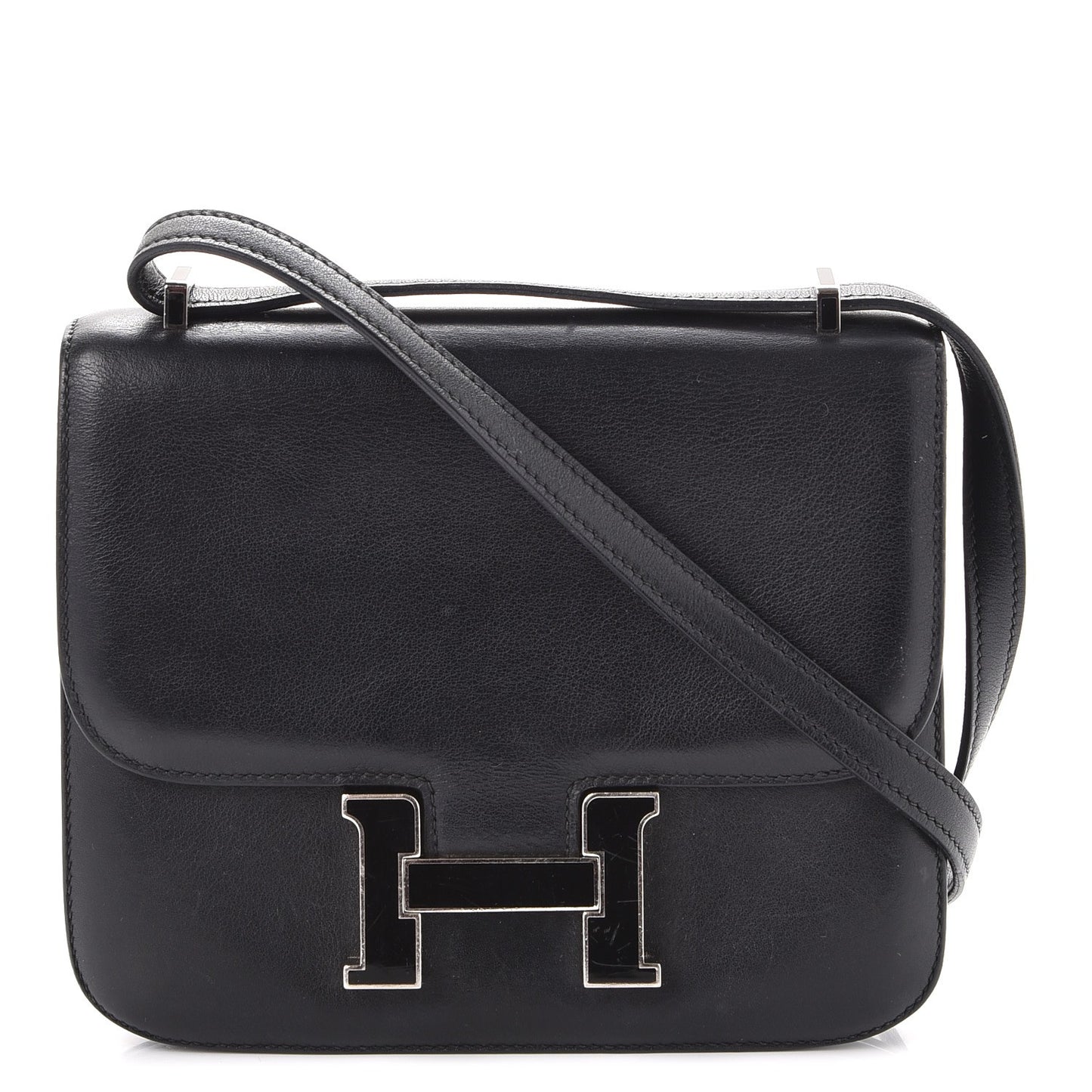 Veau Swift Enamel Constance 18 Black