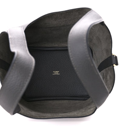 Hermes Taurillon Maurice Picotin Lock 18 PM Graphite 5 of 11