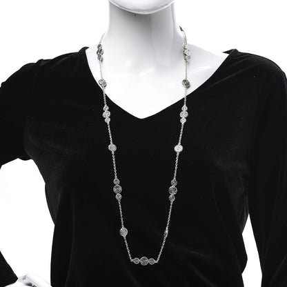 John Hardy Sterling Silver Classic Chain Carved Triple Circle Necklace 2 of 6