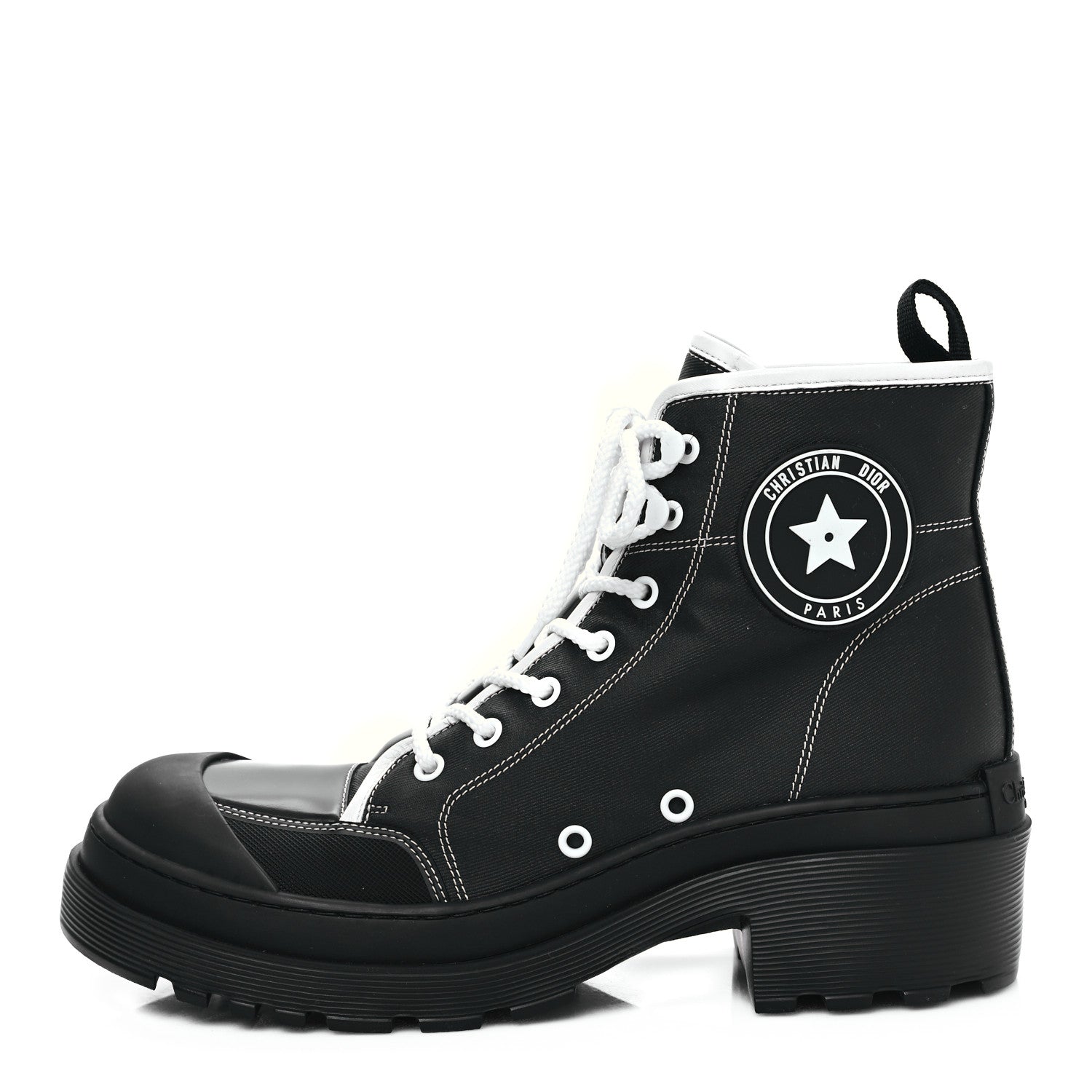 Christian Dior Technical Fabric D-Rise 35mm Boots 41 Black 1 of 7