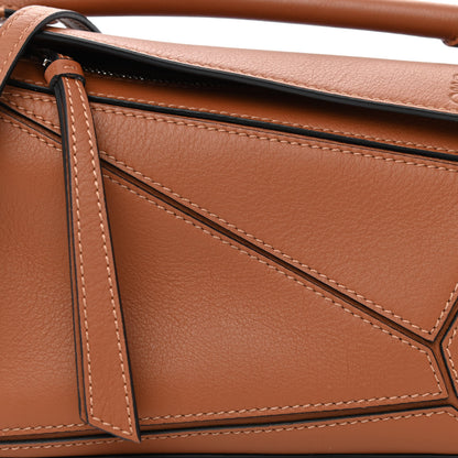 Loewe Calfskin Mini Puzzle Bag Tan 8 of 10