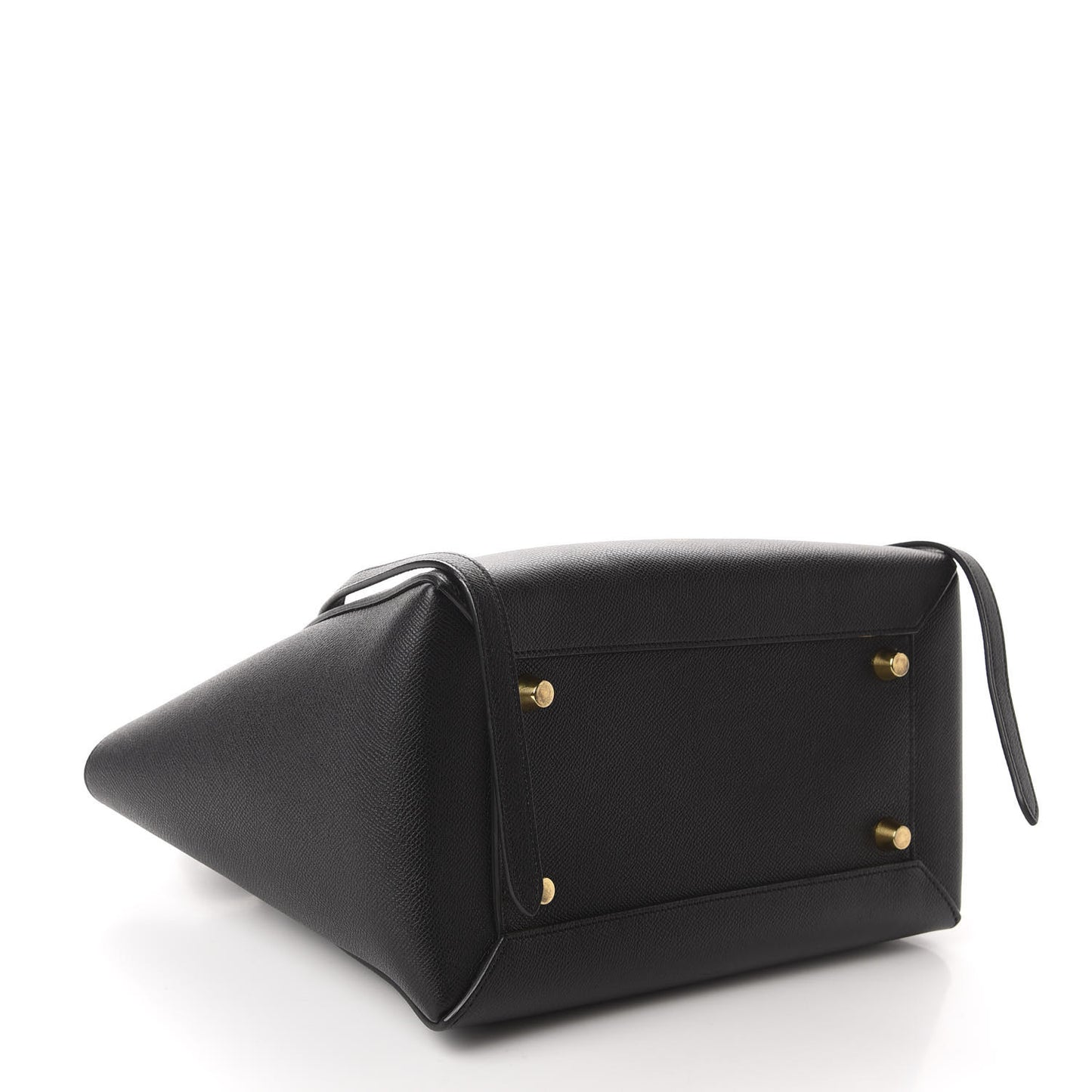 Grained Calfskin Mini Belt Bag Black