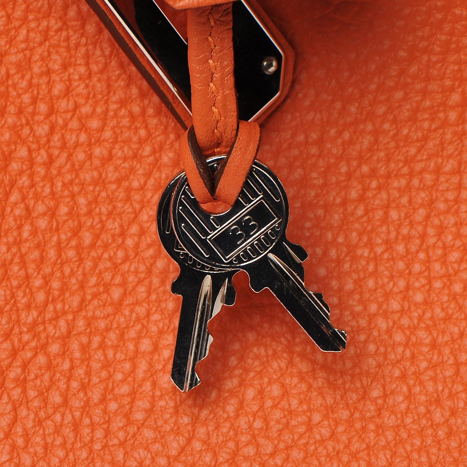 Hermes Togo Birkin 35 Orange 6 of 33
