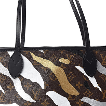 Louis Vuitton X LOL Monogram Neverfull MM Gold Silver 10 of 11
