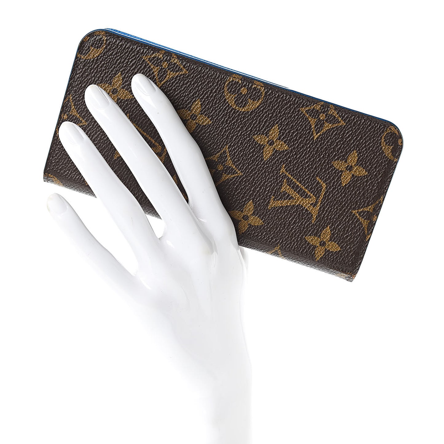 Monogram iPhone 6 Plus Folio Case Blue