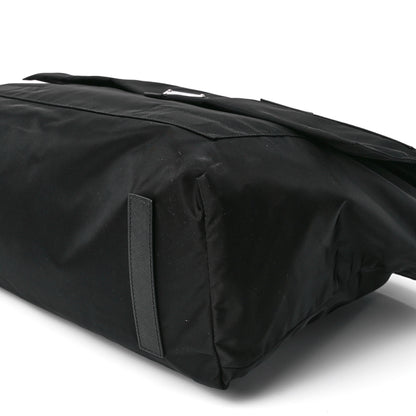 Prada Tessuto Nylon Saffiano Racing Logo Messenger Bag Black 13 of 13