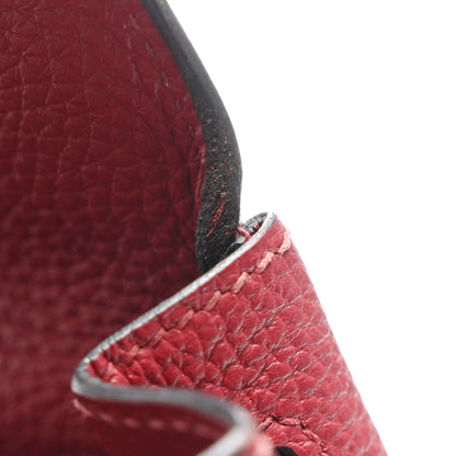 Hermes Togo Kelly Retourne 28 Rouge Grenat 11 of 11