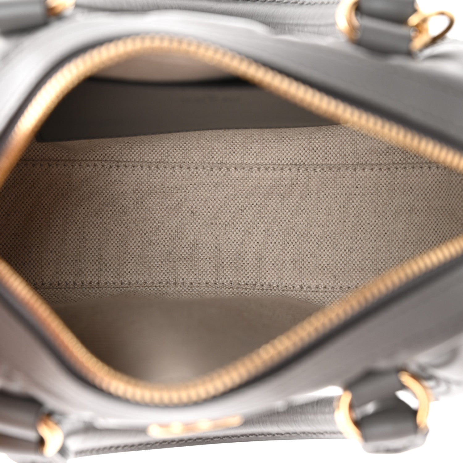 Gucci Calfskin GG Matelasse Mini Bowler Bag Dusty Grey Natural 5 of 10