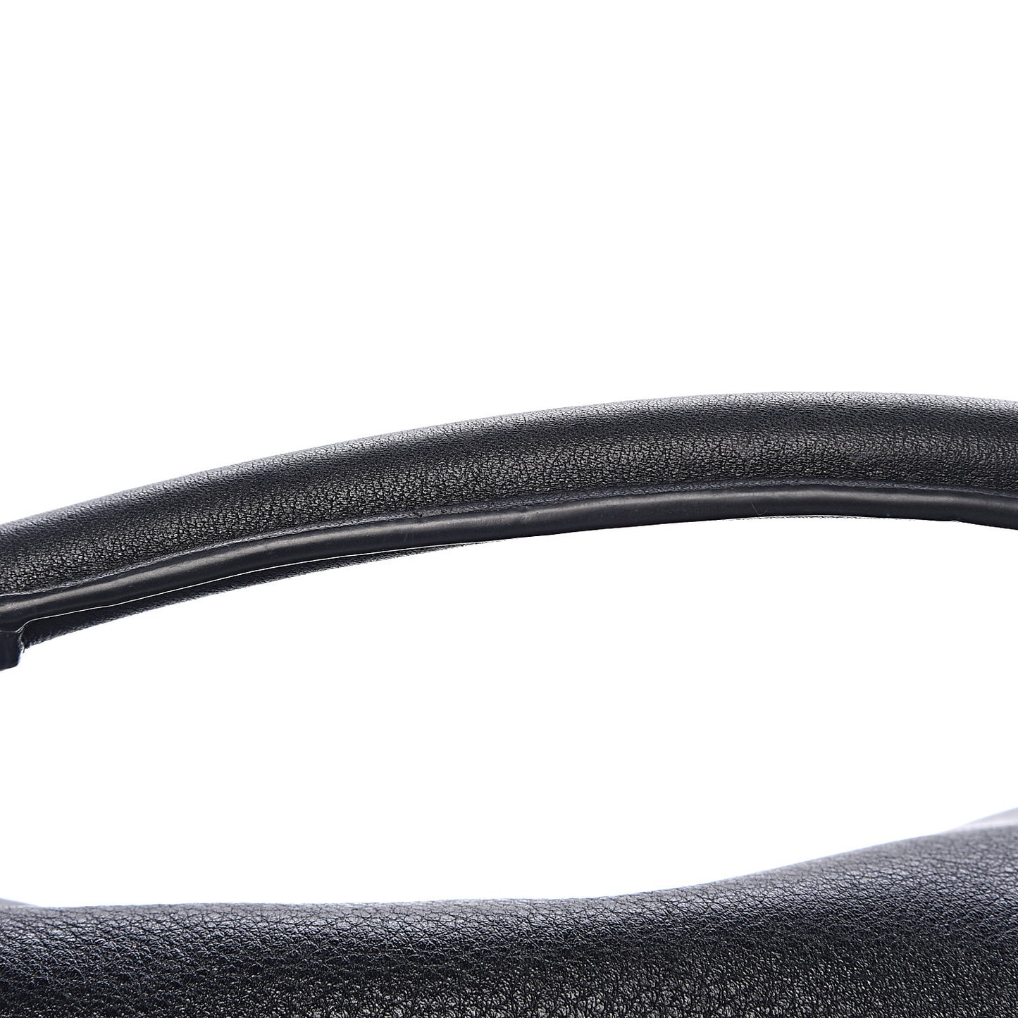 Calfskin Zipper Puzzle Bag Black